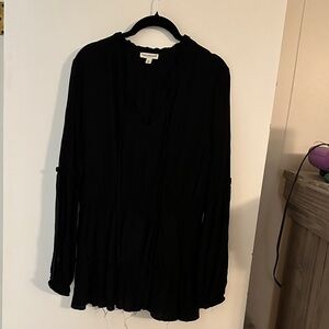 Earth Bound Black Blouse